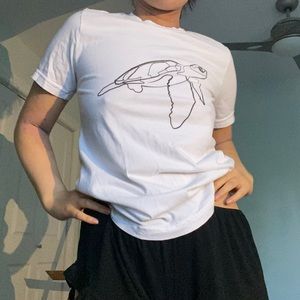 Line Art Turtle Shirt